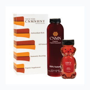 True Vine CNMNHNY® - USDA Certified Organic Cold and Cough Relief for Kids and Adults - Organic Ceylon Cinnamon and Brazilian Honey - Natural Antioxidant and Immunity Booster